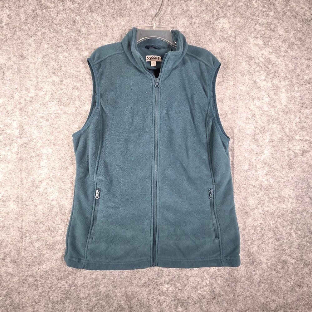 33,000 Ft Fleece Vest Full Zip Thermal Running Gorpcore Men's Size Large